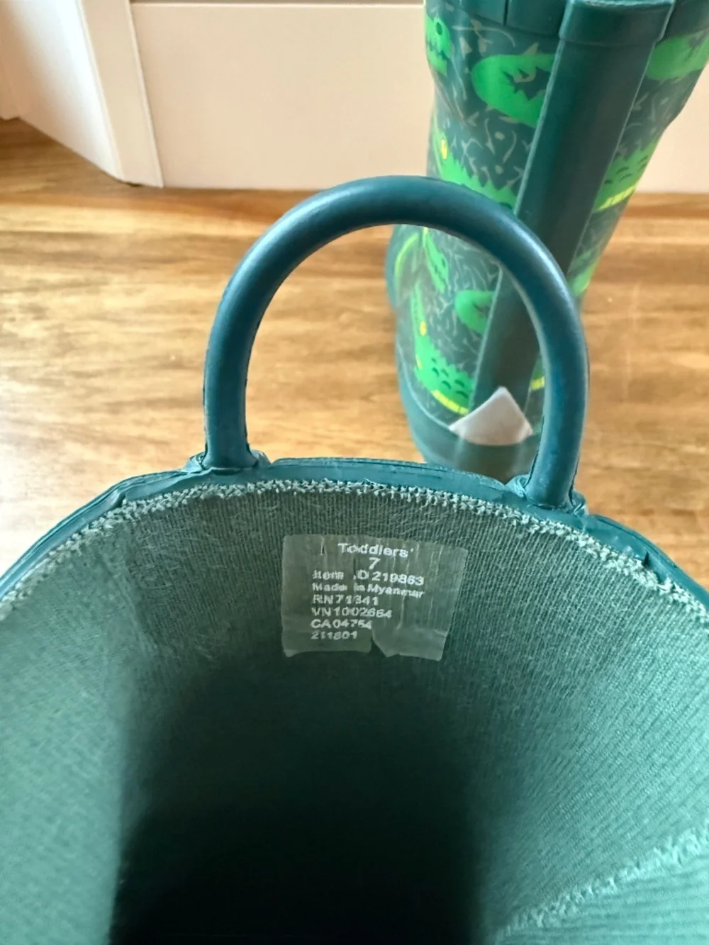 Llbean toddler rain boots 7C